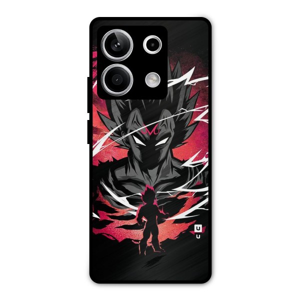 Cool Vegeta Metal Back Case for Redmi Note 13 5G