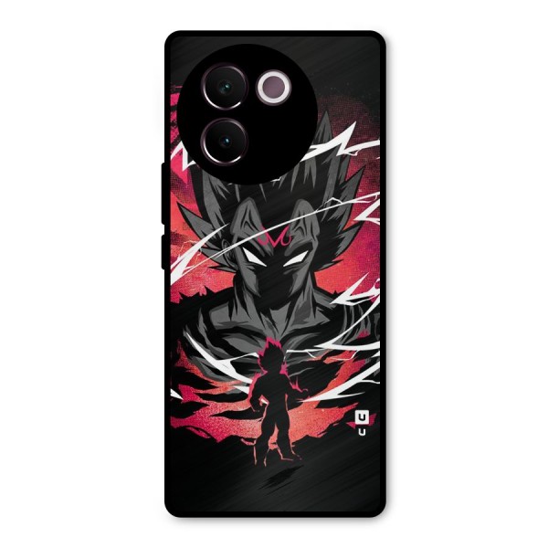 Cool Vegeta Metal Back Case for Vivo V30e