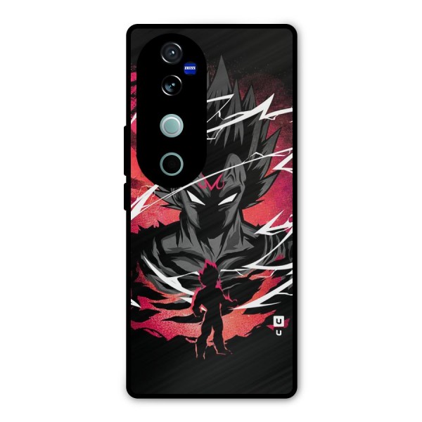 Cool Vegeta Metal Back Case for Vivo V40 Pro