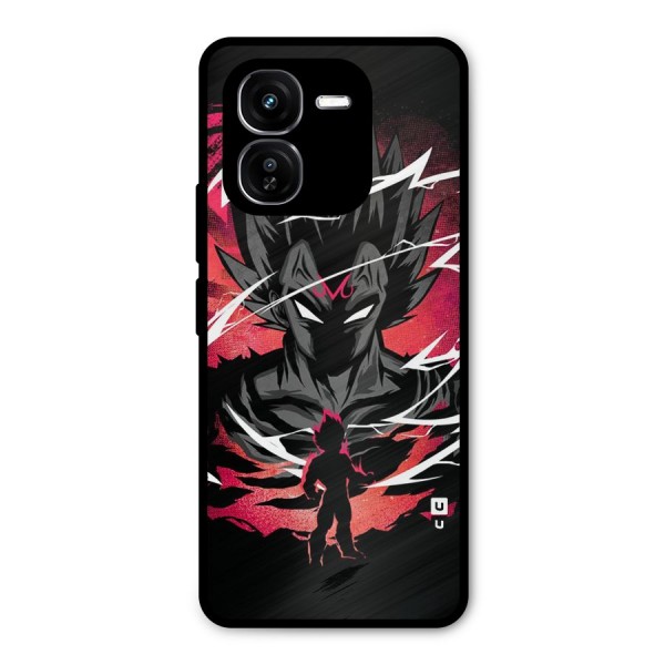 Cool Vegeta Metal Back Case for iQOO Z9x