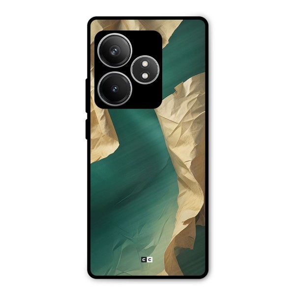 Cool Vintage Paper Metal Back Case for Realme GT 6T