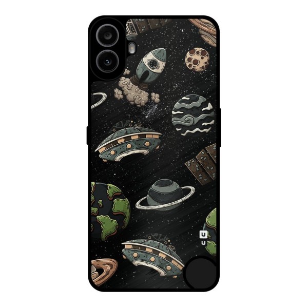 Cosmos Night Sky Anime Pattern Metal Back Case for Nothing CMF Phone 1