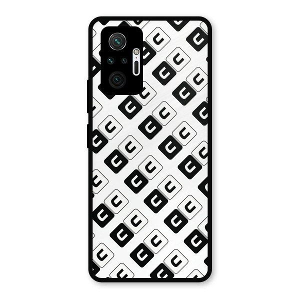 CoversCart Diagonal Banner Metal Back Case for Redmi Note 10 Pro Max