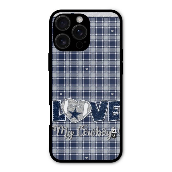Cowboy Love Metal Back Case for iPhone 16 Pro Max