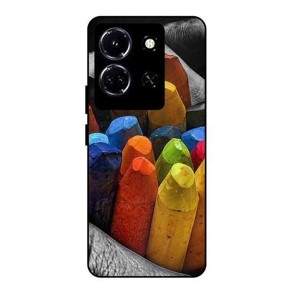 Crayons Beautiful Metal Back Case for Infinix Note 30 5G