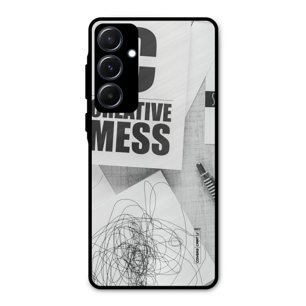 Creative Mess Metal Back Case for Galaxy A55