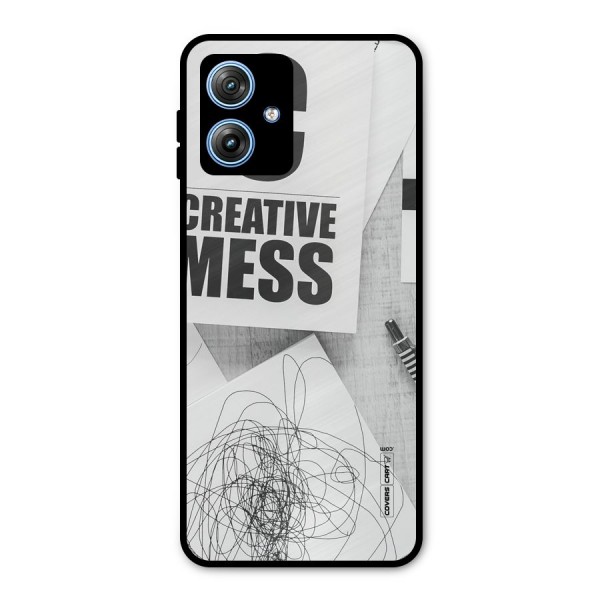 Creative Mess Metal Back Case for Moto G54