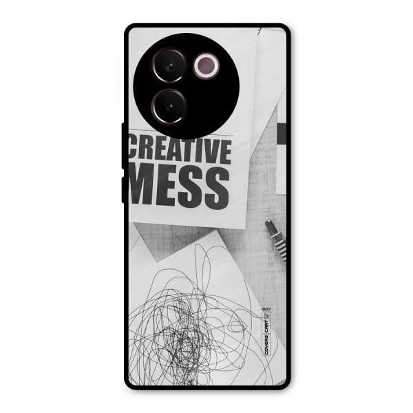 Creative Mess Metal Back Case for Vivo V30e