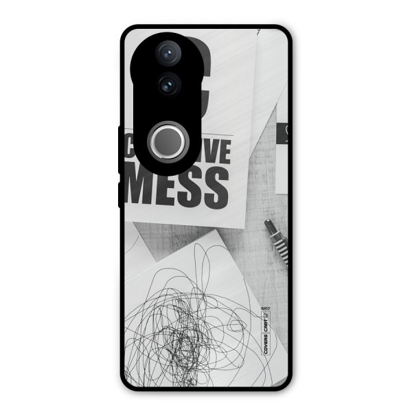 Creative Mess Metal Back Case for Vivo V50e