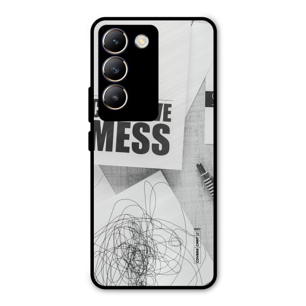 Creative Mess Metal Back Case for Vivo Y200e