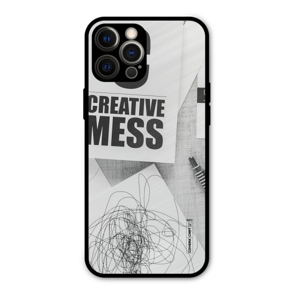 Creative Mess Metal Back Case for iPhone 12 Pro Max