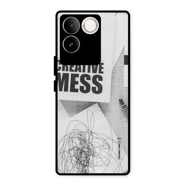 Creative Mess Metal Back Case for iQOO Z7 Pro