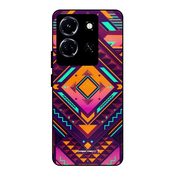 Creative Rhombus Metal Back Case for Infinix Note 30 5G