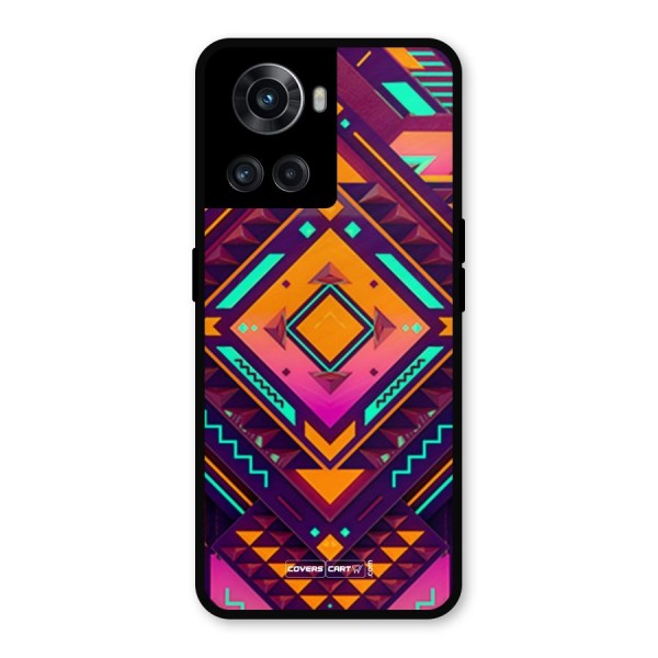 Creative Rhombus Metal Back Case for OnePlus 10R