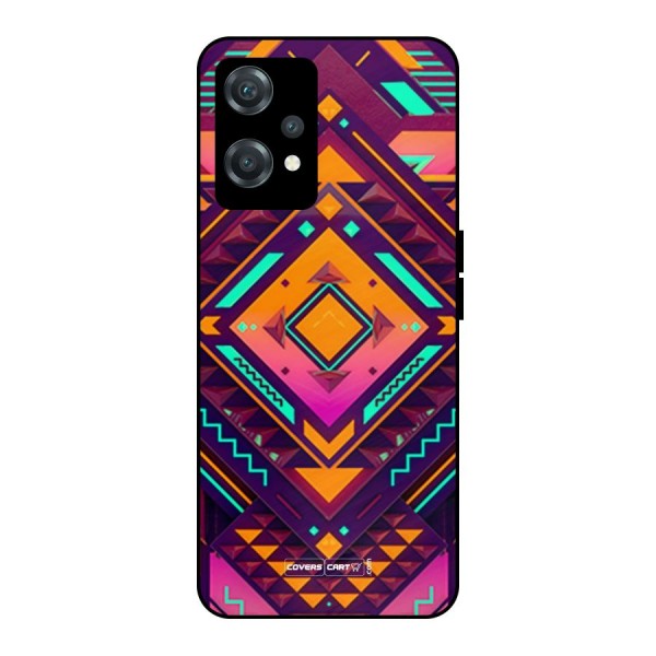 Creative Rhombus Metal Back Case for OnePlus Nord CE 2 Lite 5G