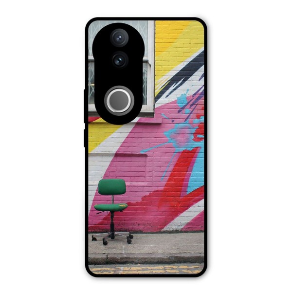 Creative Wall Art Metal Back Case for Vivo V50e