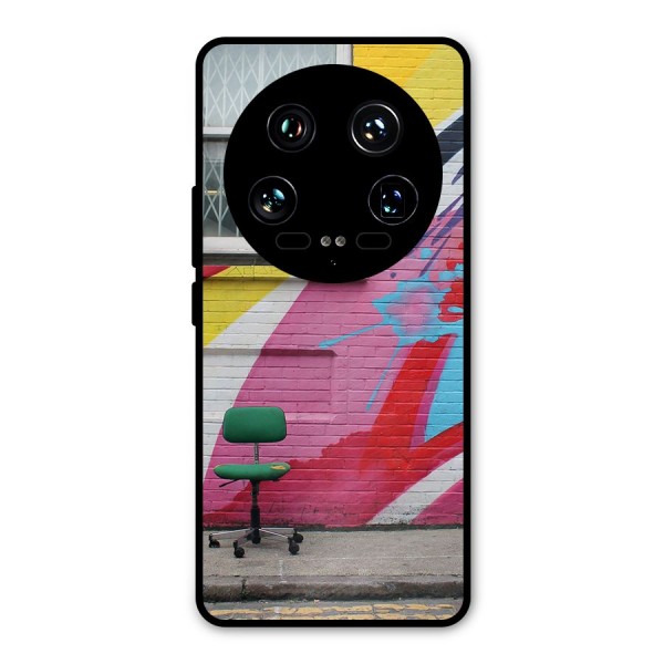 Creative Wall Art Metal Back Case for Xiaomi 14 Ultra