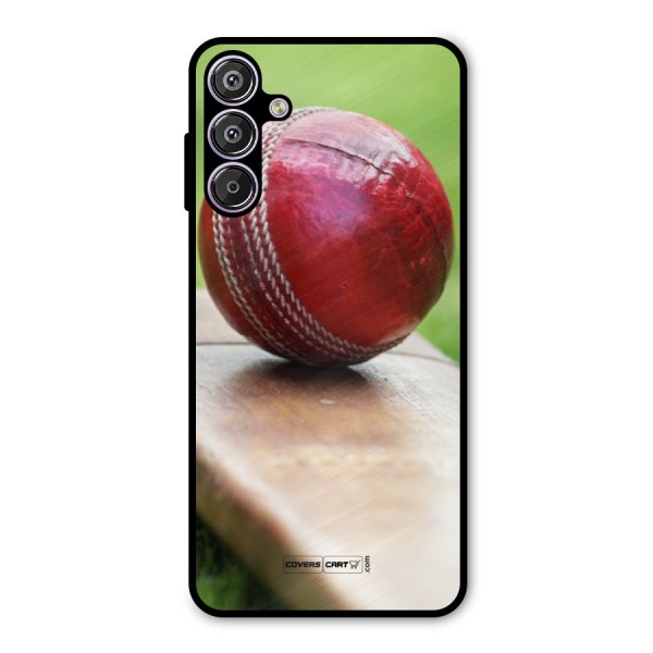 Cricket Bat Ball Metal Back Case for Galaxy F15