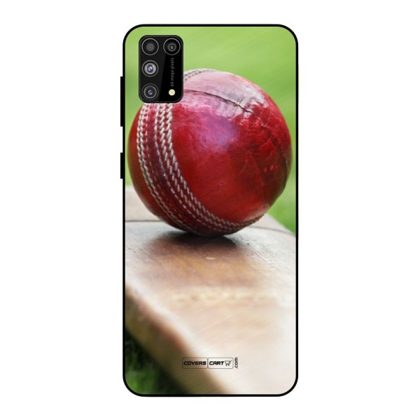 Cricket Bat Ball Metal Back Case for Galaxy F41
