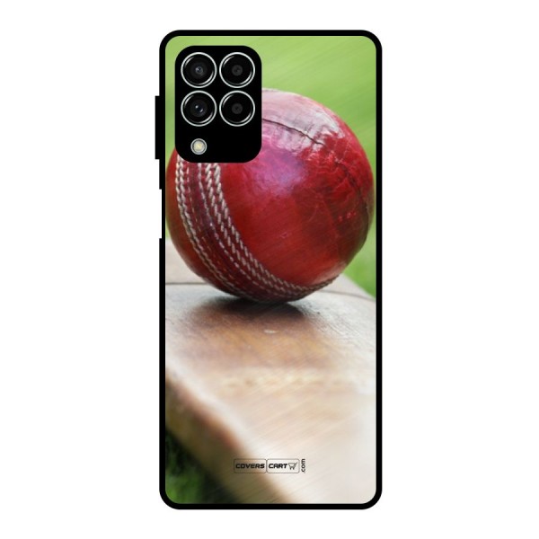 Cricket Bat Ball Metal Back Case for Galaxy M33