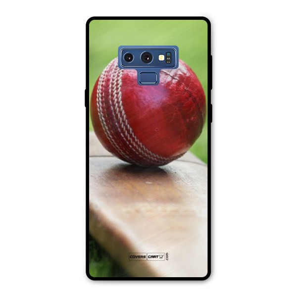Cricket Bat Ball Metal Back Case for Galaxy Note 9