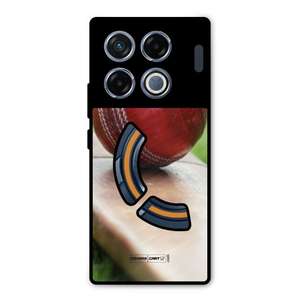 Cricket Bat Ball Metal Back Case for Infinix GT 20 Pro
