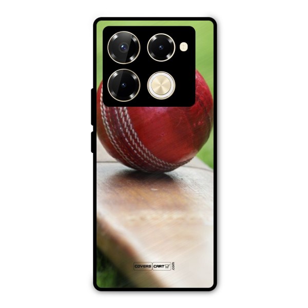 Cricket Bat Ball Metal Back Case for Infinix Note 40 Pro Plus