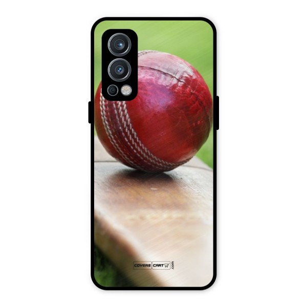 Cricket Bat Ball Metal Back Case for OnePlus Nord 2 5G