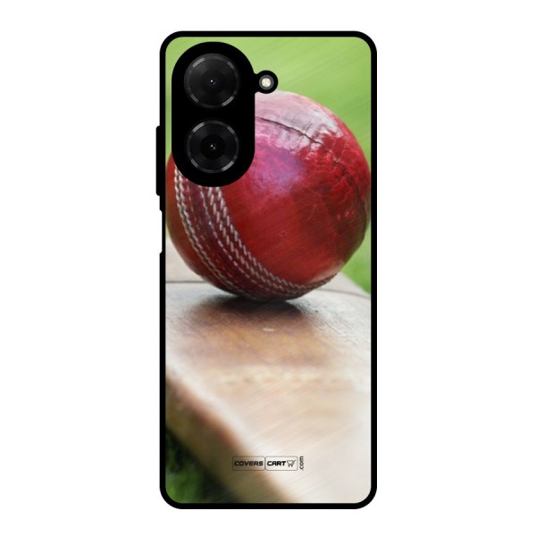 Cricket Bat Ball Metal Back Case for Poco C71
