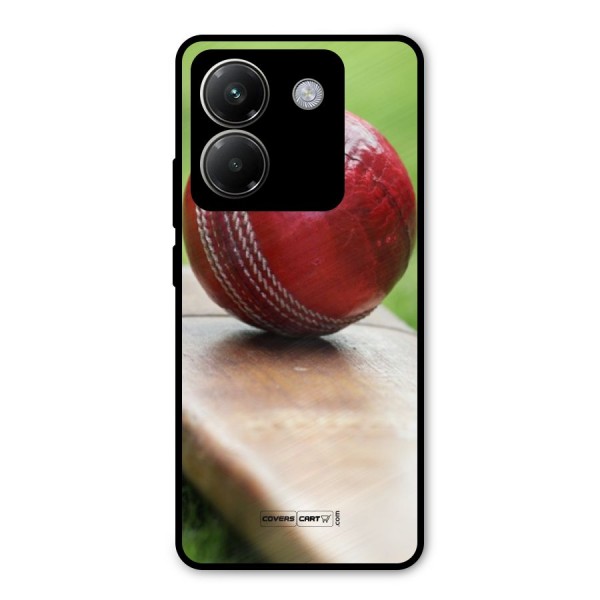Cricket Bat Ball Metal Back Case for Poco M7 Pro 5G