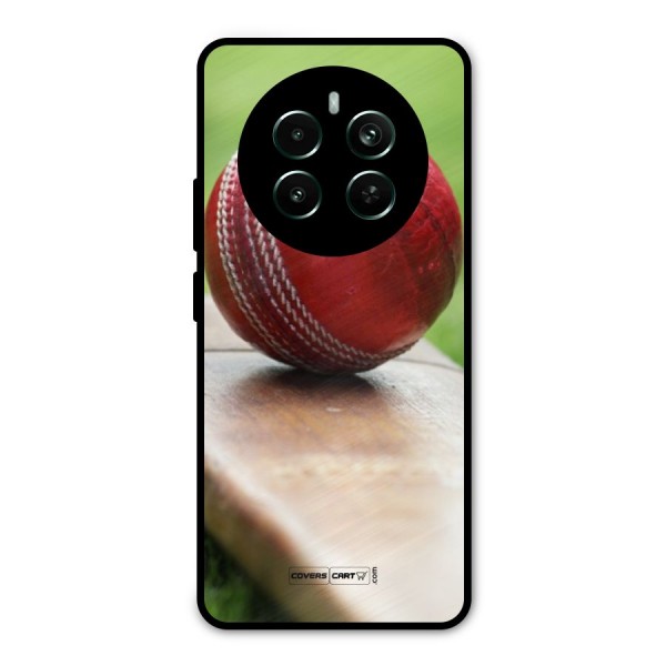 Cricket Bat Ball Metal Back Case for Realme 12 Pro Plus