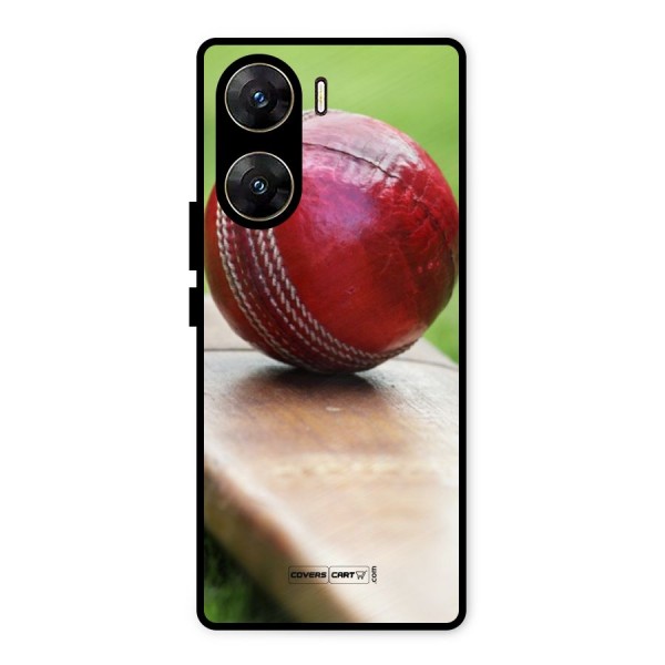 Cricket Bat Ball Metal Back Case for Vivo V29e