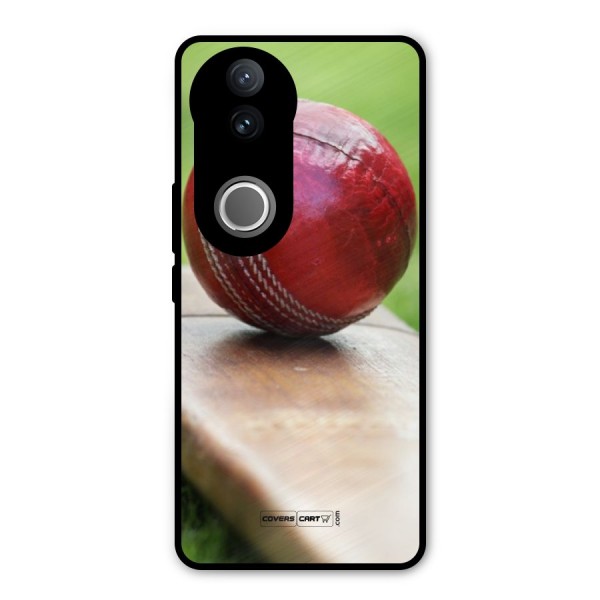 Cricket Bat Ball Metal Back Case for Vivo V50e