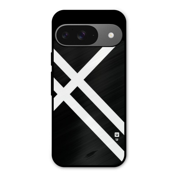CrissCross Lines Metal Back Case for Google Pixel 9