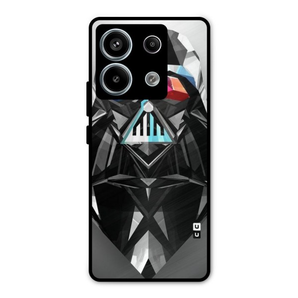 Crystal Robot Metal Back Case for Redmi Note 13 Pro 5G