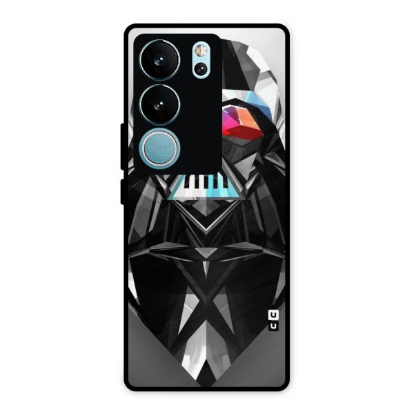 Crystal Robot Metal Back Case for Vivo V29