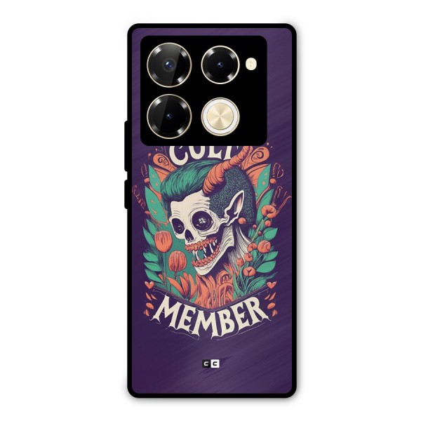 Cult Member Metal Back Case for Infinix Note 40 Pro