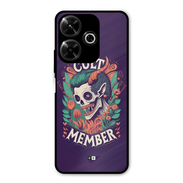 Cult Member Metal Back Case for Redmi 13 5G