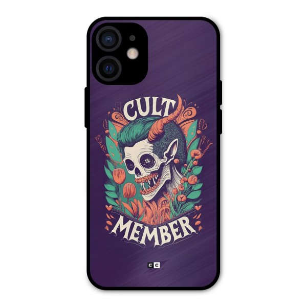 Cult Member Metal Back Case for iPhone 12 Mini