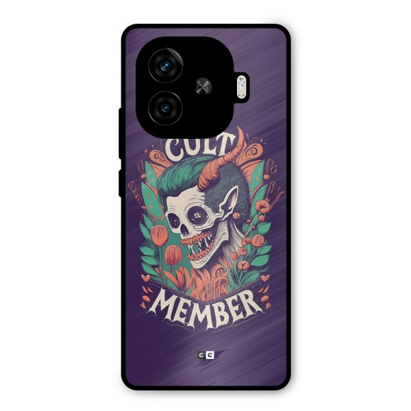 Cult Member Metal Back Case for iQOO Z9 Turbo