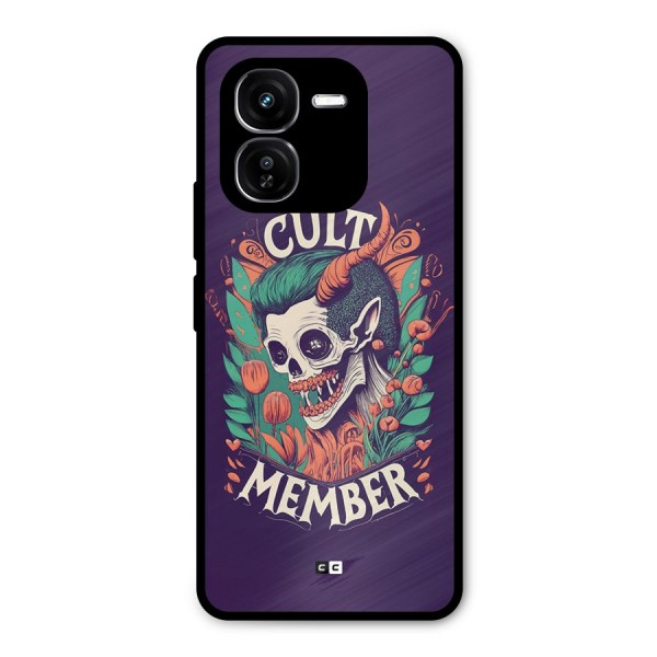 Cult Member Metal Back Case for iQOO Z9x