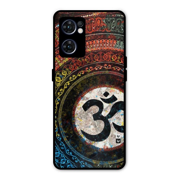 Culture Om Design Metal Back Case for Oppo Reno7 5G