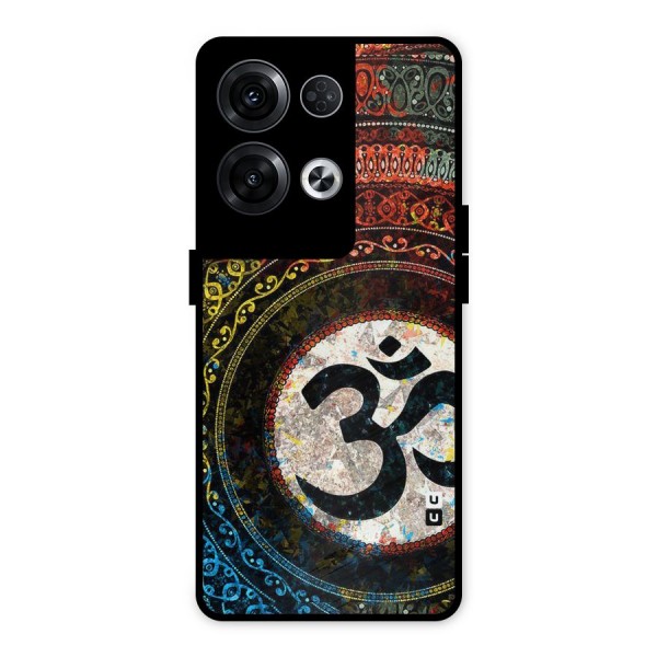 Culture Om Design Metal Back Case for Oppo Reno8 Pro 5G