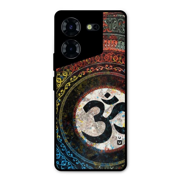 Culture Om Design Metal Back Case for Tecno Pova 5 Pro 5G