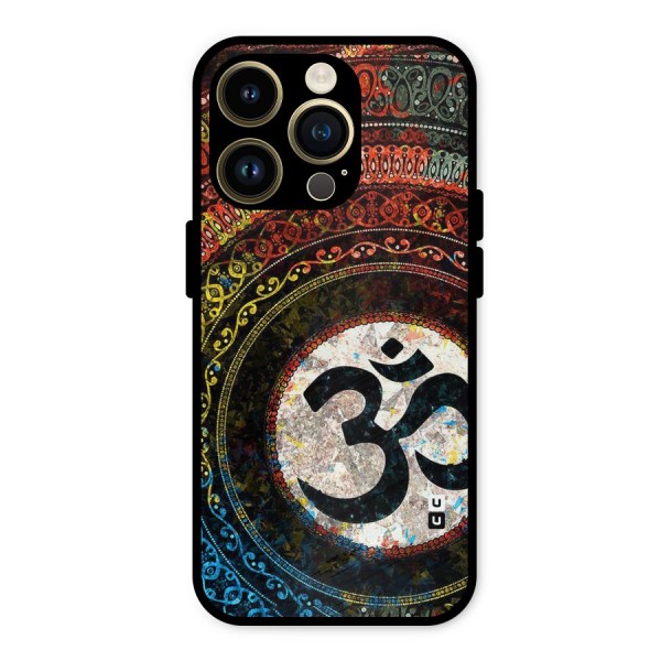 Culture Om Design Metal Back Case for iPhone 14 Pro