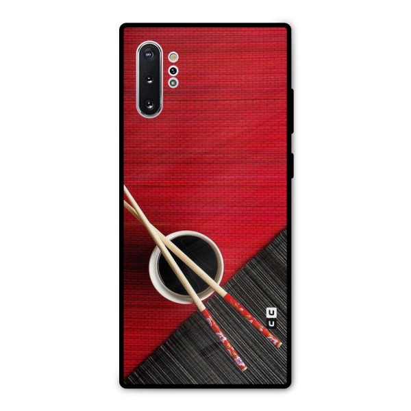 Cup Chopsticks Metal Back Case for Galaxy Note 10 Plus