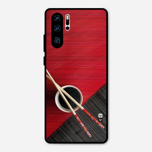 Cup Chopsticks Metal Back Case for Huawei P30 Pro