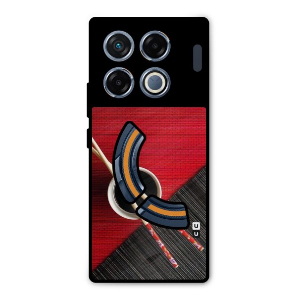Cup Chopsticks Metal Back Case for Infinix GT 20 Pro