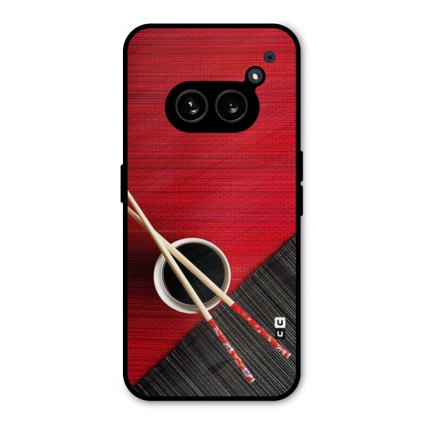 Cup Chopsticks Metal Back Case for Nothing Phone 2a Plus