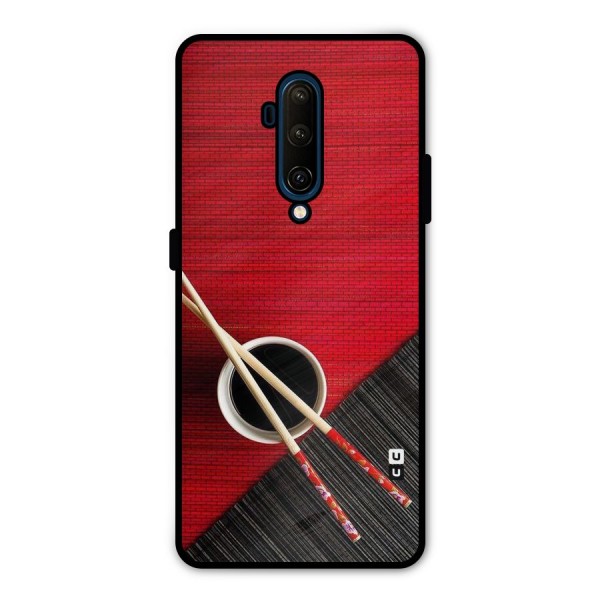 Cup Chopsticks Metal Back Case for OnePlus 7T Pro